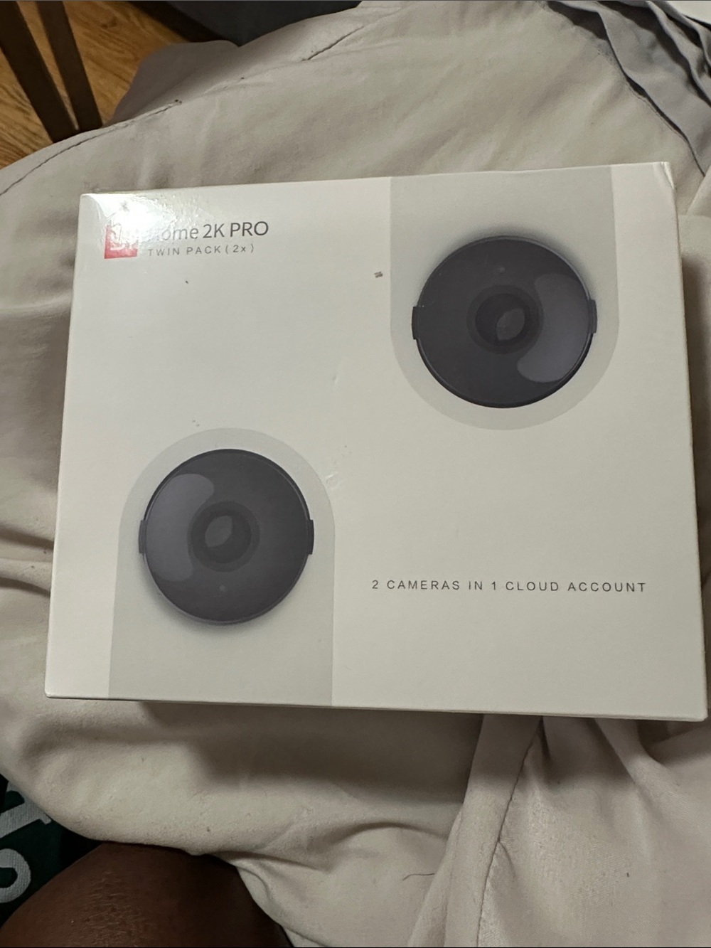 YI  Cam v3 Pro 2K Pro Twin Pack - White and Black Accents